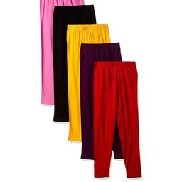 Tik Tok WEARS Girls Pink Churidar Length Leggings-picture-19
