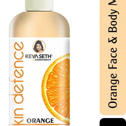 Skin Defence Orange Face & Body Moist Enriched with Orange, Carrot Seed & Wheatgerm Essential Oil -Deep Nourishing, Ultra Light, Moisturizer, Non Sticky - No Mineral Oil Parabens, Color & PG-image-44