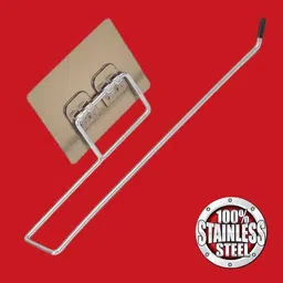 jantrex Modern Kitchen Bathroom Towel Tissue Cabinet Hanging Rack Paper Roll Holder Stainless Steel Toilet Paper Holder image 1