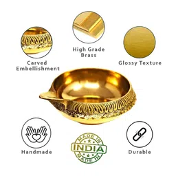 INTERNATIONAL GIFT Gold-Toned Religious Idol Showpiece image 2