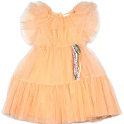 The Tribe Kids Net Fit & Flare Dress image 5