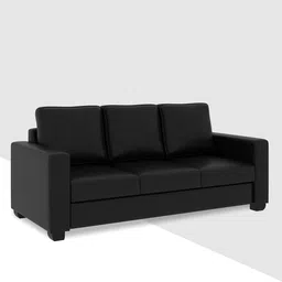 Westido Black 3-Seater Sofa image 3