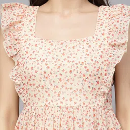 aayu Women Fit and Flare Multicolor Midi/Calf Length Dress image 4