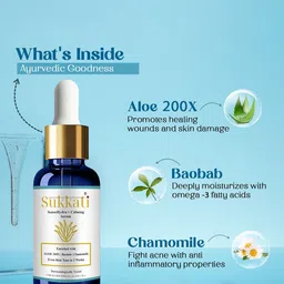 Sukkati Sensohydra + Calming Serum With Aloe 200X - 30 ml image 2