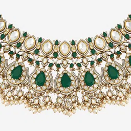 Kushal's Fashion Jewellery Kundan-Studded Jewellery Set image 2