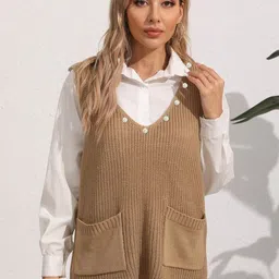 LULU & SKY Women Sweater Vest with Embellished Detail-picture-27
