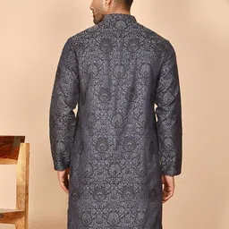 Jompers Floral Printed Mandarin Collar Kurta image 2