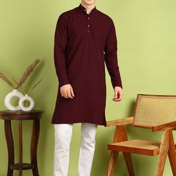 FUBAR Men Thread Work Kurta-picture-13
