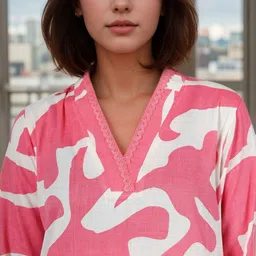 BAESD Women Printed Regular Kurta with Palazzos image 2