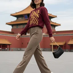 Moda Rapido Women Printed Sweatshirt image 3