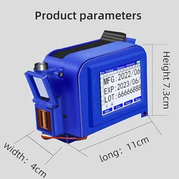 dinojames Mini Inkjet Batch Coding Machine (Free Accessories ) Label Stamping Machine image 3