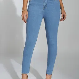 Miss Chase Western Tanager Women Skinny Fit High-Waist Stretchable Denim Jeans-image-74