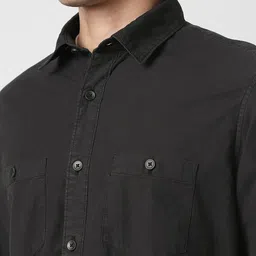 VAN HEUSEN DENIM LABS Spread Collar Cotton Slim Fit Shirt image 5