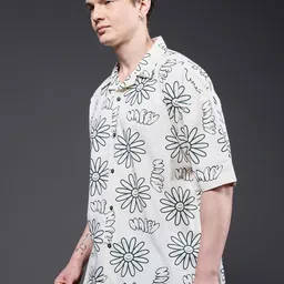 PRONK Men Standard Printed Casual Shirt image 3