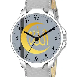 Gopal Shopcart Unisex Analogue Watch 3KANSLV Islamic GREYNUM01 GREY L-image-80