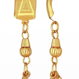 VIVASTRI Women Gold-Plated Alloy Earrings image 4