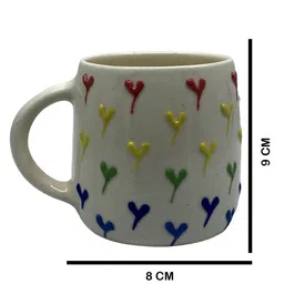 The Decor Lane Multicoloured Handcrafted Printed Ceramic Glossy Mugs Set of Cups and Mugs image 5