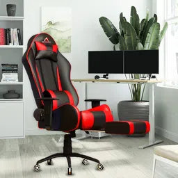 Gold Series With Footrest Ergonomic Gaming Chair with Head & Lumbar Pillow Gaming Chair-image-3