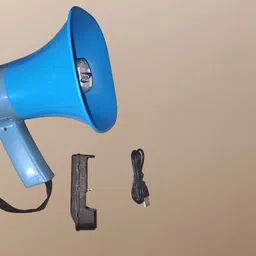 aimers LOng Range Megaphone Recorder, USB & Memory card input. Siren, Music (200 W) Wireless Bluetooth Big Megaphone with Rechargeable Double Battery Indoor, Outdoor PA System image 3