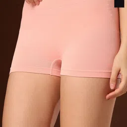 PAAVKI Women Pack of 2 Mid-Rise Hosiery Fabric Stretchable BoyShort Brief-image-99