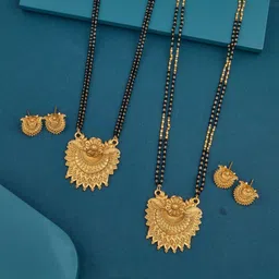 Bhanu diam Gold-Plated Alloy Jewellery Set-picture-19