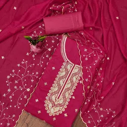 Maroosh Embellished Unstitched Dress Material-picture-21