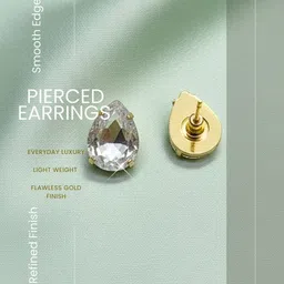 MANSIYAORANGE Cubic Zirconia Crystal-Studded Jewellery Set image 5