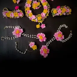 Ringzinnie Beaded Flower Jewellery Set-picture-23