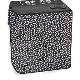 The Furnishing Tree Black Plastic Washing Machine Cover-picture-13