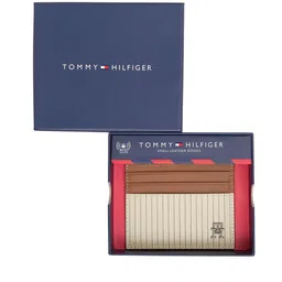 Tommy Hilfiger Men Textured Leather Card Holder image 2