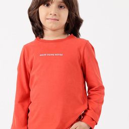One Friday Boys Solid Round Neck Cotton T-shirt-image-56