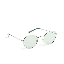 OPIUM Adults Oval Sunglasses with UV Protected Lens OP-10273-C06-49-Silver image 2