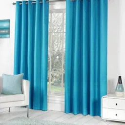 styletex 213 cm (7 ft) Door Polyester Semi Transparent Curtain (Pack Of 2)-picture-16