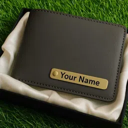 binod kumar Men & Women Trendy Black Artificial Leather Wallet image 1