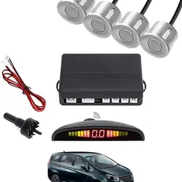 autofetch Universal 4 Silver Reverse Parking Sensor-AF25A865 Universal 4 Silver Reverse Parking Sensor-AF25A865 Parking Sensor image 1