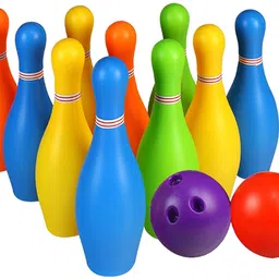 tirth Bowling Game Set for Kid 10 Pin 2 Ball Toy image 4