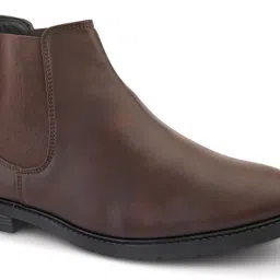 house of common Synthetic Leather Lightweight Comfortable Trendy Walking Chelsea Boots For Men Boots For Men image 2