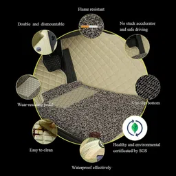 drizon Leatherite 7D Mat ForRenault Kiger, Universal For Car image 4