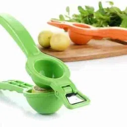 amipra ecom Plastic Lemon Squeezer | Manual Citrus Juicer | Kitchen Gadget Kitchen Tool Set image 2