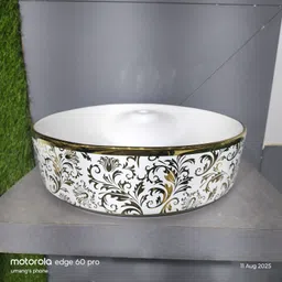 WARRIX LUXURIOUS CERAMIC WASH BASIN | TABLE TOP | DESIGN WASH BASIN | 11 CAMRY-G-1152 Counter Top image 4