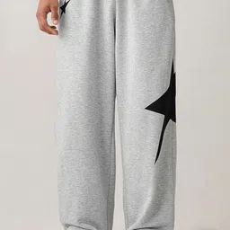 sixteenlines Men Printed Grey Track Pants-picture-43