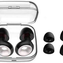 augen Ear Plugs for Sleeping, Noise Canceling, Reusable Silicone (Black White, M8) Ear Plug-picture-44