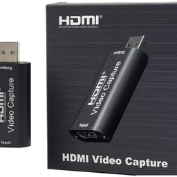 RuhZa 4K HDMI Video Capture Card, Game Capture Card, Cam Link Card, Video Capture Device HDMI to USB 2.0 for Gaming, Streaming HDMI Connector, Expansion Card image 1