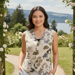 perfect productions Printed Women Waistcoat-picture-31