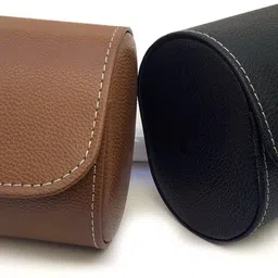 chestkraft Portable Single Watch Case Organiser Box In Faux Leather( SET OF TWO CASES) Watch Box-picture-20