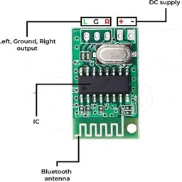 eastra PACK OF 4 Bt002 Bluetooth 4.2 Audio Receiver Circuit Module Electronic Components Electronic Hobby Kit image 3