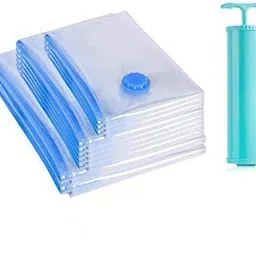 nimyank 5Pack Vacuum Compression Storage Bags With Pump,Space Saver Sealer Bag NI654 Travel Storage Vacuum Bags-picture-32