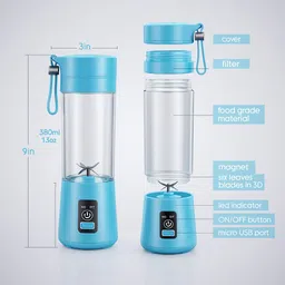 rihan Small Mixer Grinder 3-in-1 Mixer Juicer grinder With 2 Jar | Power Full Motor 240 W Juicer image 5