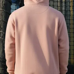 xsware Men Full Sleeve Self Design Hooded Sweatshirt image 2