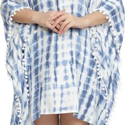 fkube Floral Print Rayon Women Kaftan-picture-28